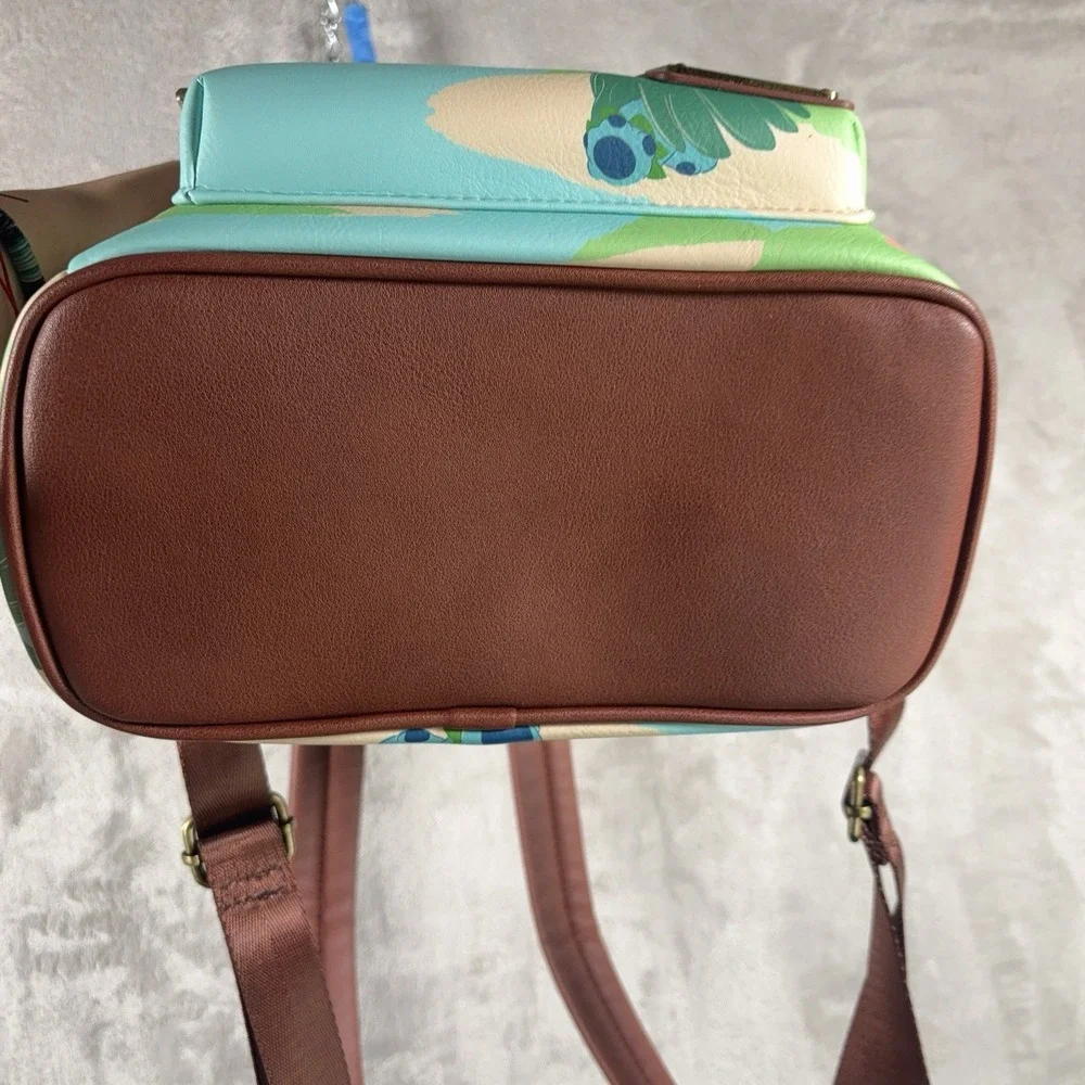 Loungefly Disney Lilo & Stitch Hawaii Postcard Mini Backpack Bag AOP